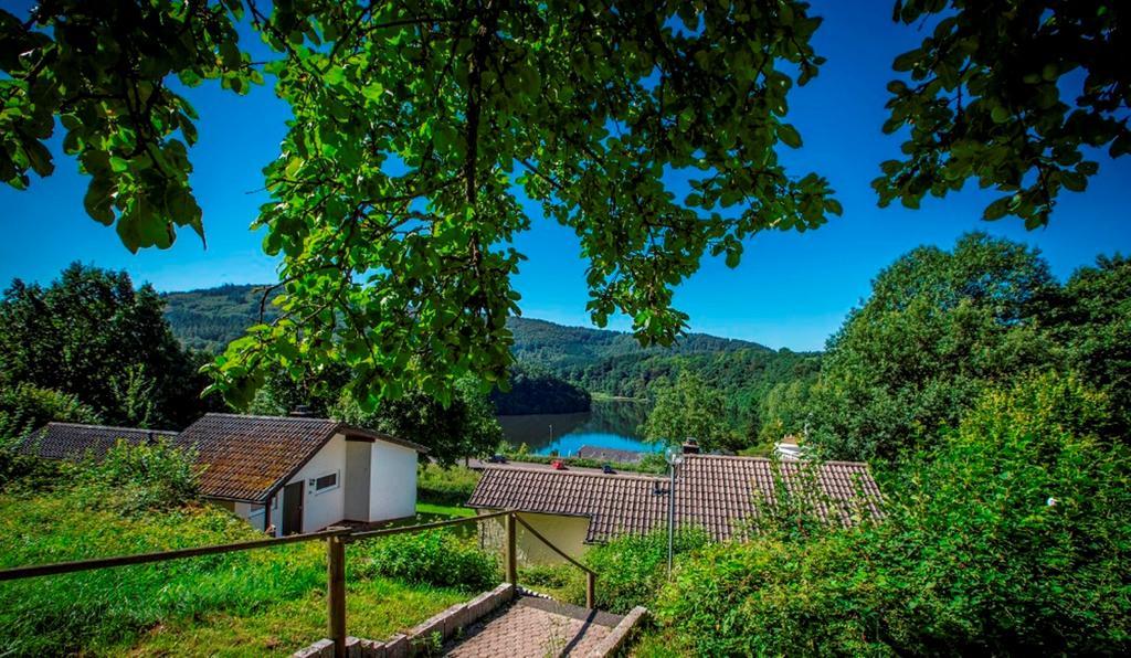 Feriendomizil Haus Am See Biersdorf am See Bagian luar foto